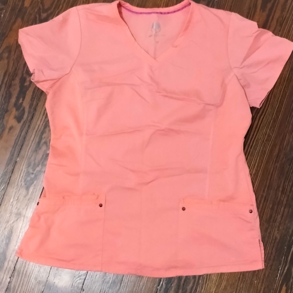 Healling hands yoga large scrub top
